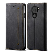 Load image into Gallery viewer, Denim Texture Casual Style Horizontal Flip Leather Case with Holder &amp; Card Slots &amp; Wallet, For Huawei Nova 7, For Huawei Nova 7 Pro, For Huawei Nova 7 SE / P40 Lite 5G, For Vivo Y50, For Huawei Honor X10 5G, For Xiaomi Redmi Note 9                     ...