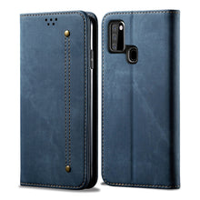 Load image into Gallery viewer, Denim Texture Casual Style Horizontal Flip Leather Case with Holder &amp; Card Slots &amp; Wallet, For Huawei Nova 7, For Huawei Nova 7 Pro, For Huawei Nova 7 SE / P40 Lite 5G, For Vivo Y50, For Huawei Honor X10 5G, For Xiaomi Redmi Note 9                     ...