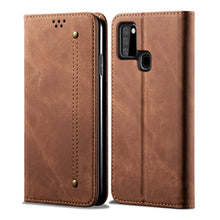 Load image into Gallery viewer, Denim Texture Casual Style Horizontal Flip Leather Case with Holder &amp; Card Slots &amp; Wallet, For Huawei Nova 7, For Huawei Nova 7 Pro, For Huawei Nova 7 SE / P40 Lite 5G, For Vivo Y50, For Huawei Honor X10 5G, For Xiaomi Redmi Note 9                     ...