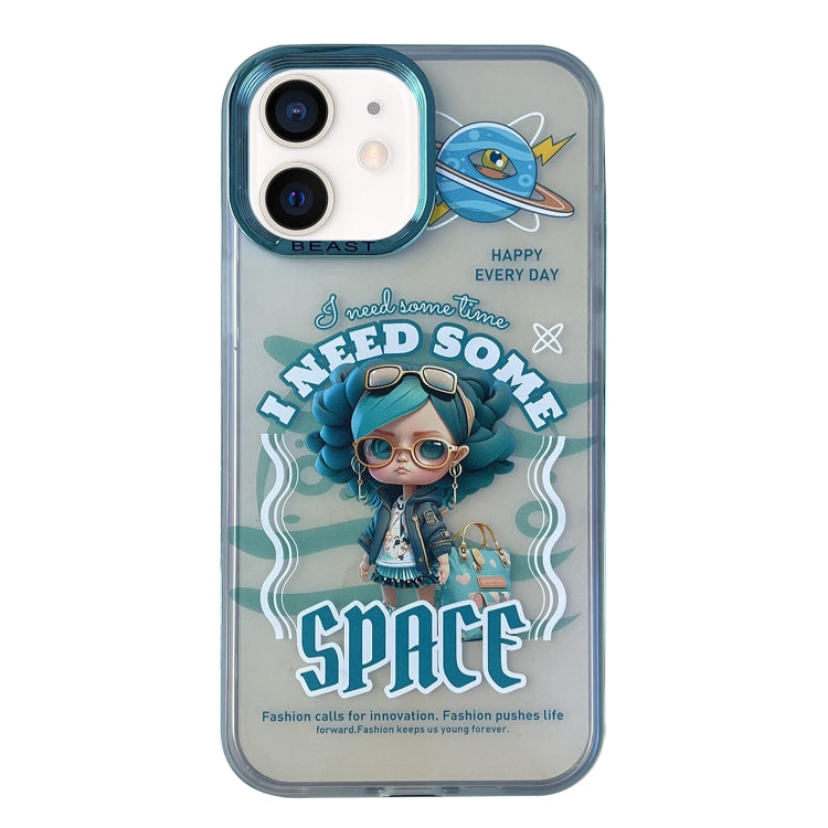 Aurora Series Painted Pattern Phone Case, For iPhone 13, For iPhone 12, For iPhone 12 Pro Max, For iPhone 12 Pro, For iPhone 11