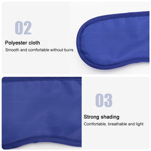 Load image into Gallery viewer, Breathable Polyester Solid Color Eye Protection Mask
