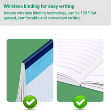 Load image into Gallery viewer, Deli 7653 Notebook A5 Wireless Binding Soft Surface Simple Notepad Student Notepad