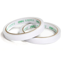 Load image into Gallery viewer, 2 Volumes Deli High Adhesive Double Faced Adhesive Strong Dual Sided Tape, 9mm, 12mm, 18mm, 24mm