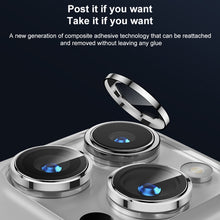 Load image into Gallery viewer, MOMAX Eagle Eye Independent Full Cover Phone Lens Glass Film, For iPhone 15 Pro / 15 Pro Max