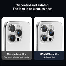 Load image into Gallery viewer, MOMAX Eagle Eye Independent Full Cover Phone Lens Glass Film, For iPhone 15 Pro / 15 Pro Max