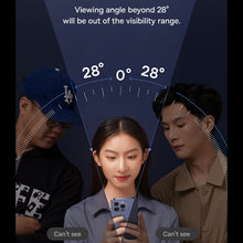 Load image into Gallery viewer, Baseus Sapphire Series Dustproof Peep-proof Tempered Glass Film, For iPhone 15
