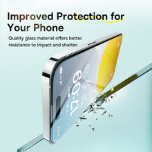 Load image into Gallery viewer, Baseus Sapphire Series Dustproof HD Tempered Glass Film, For iPhone 15 Pro