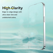 Load image into Gallery viewer, Baseus Sapphire Series Dustproof HD Tempered Glass Film, For iPhone 15 Pro