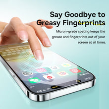 Load image into Gallery viewer, Baseus Sapphire Series Dustproof HD Tempered Glass Film, For iPhone 15 Pro