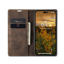 Load image into Gallery viewer, CaseMe 013 Multifunctional Horizontal Flip Leather Phone Case, For iPhone 15 Pro Max, For iPhone 15 Pro, For iPhone 15 Plus, For iPhone 15