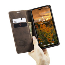 Load image into Gallery viewer, CaseMe 013 Multifunctional Horizontal Flip Leather Phone Case, For iPhone 15 Pro Max, For iPhone 15 Pro, For iPhone 15 Plus, For iPhone 15