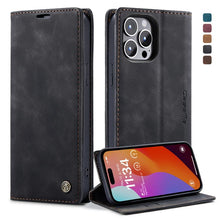 Load image into Gallery viewer, CaseMe 013 Multifunctional Horizontal Flip Leather Phone Case, For iPhone 15 Pro Max, For iPhone 15 Pro, For iPhone 15 Plus, For iPhone 15