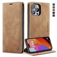 Load image into Gallery viewer, CaseMe 013 Multifunctional Horizontal Flip Leather Phone Case, For iPhone 15 Pro Max, For iPhone 15 Pro, For iPhone 15 Plus, For iPhone 15