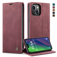 Load image into Gallery viewer, CaseMe 013 Multifunctional Horizontal Flip Leather Phone Case, For iPhone 15 Pro Max, For iPhone 15 Pro, For iPhone 15 Plus, For iPhone 15