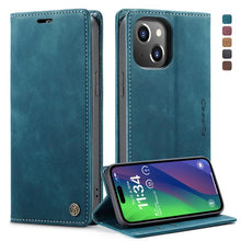 Load image into Gallery viewer, CaseMe 013 Multifunctional Horizontal Flip Leather Phone Case, For iPhone 15 Pro Max, For iPhone 15 Pro, For iPhone 15 Plus, For iPhone 15