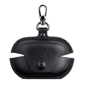 Leather TWS Earphone Protective Case with Hook, For Sony WF-1000XM5