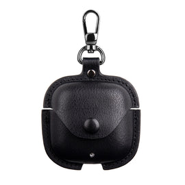 Leather TWS Earphone Protective Case with Hook