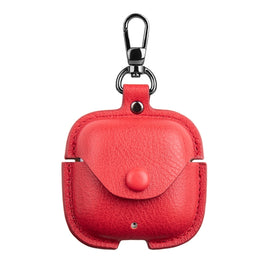 Leather TWS Earphone Protective Case with Hook