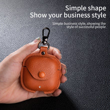 Load image into Gallery viewer, Leather TWS Earphone Protective Case with Hook