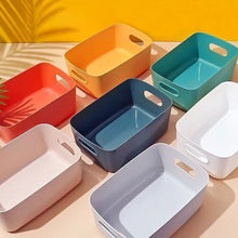 Load image into Gallery viewer, 5pcs Desktop Snack Storage Basket Kitchen Portable Storage Basket Sundries Box, 21.5x14.5x7 cm, 24.5x16x10 cm, 30.5x20.5x12 cm