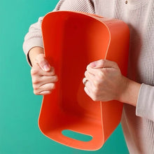 Load image into Gallery viewer, 5pcs Desktop Snack Storage Basket Kitchen Portable Storage Basket Sundries Box, 21.5x14.5x7 cm, 24.5x16x10 cm, 30.5x20.5x12 cm