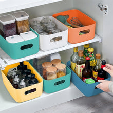 Load image into Gallery viewer, 5pcs Desktop Snack Storage Basket Kitchen Portable Storage Basket Sundries Box, 21.5x14.5x7 cm, 24.5x16x10 cm, 30.5x20.5x12 cm