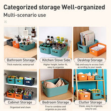 Load image into Gallery viewer, 5pcs Desktop Snack Storage Basket Kitchen Portable Storage Basket Sundries Box, 21.5x14.5x7 cm, 24.5x16x10 cm, 30.5x20.5x12 cm