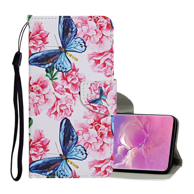 Colored Drawing Pattern Horizontal Flip Leather Case with Holder & Card Slots & Wallet & Lanyard