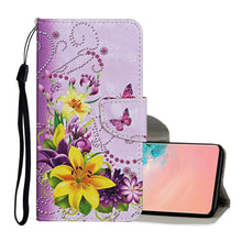 Load image into Gallery viewer, Colored Drawing Pattern Horizontal Flip Leather Case with Holder &amp; Card Slots &amp; Wallet &amp; Lanyard