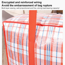 Load image into Gallery viewer, Woven Bags Moving Bags Packing Bags Dustproof and Moistureproof Quilt Storage Bag, 48x32x24cm, 58x42x24cm, 68x50x24cm, 78x55x24cm, 88x50x30cm