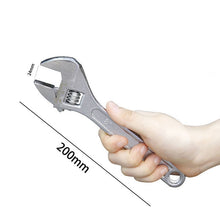 Load image into Gallery viewer, Adjustable Wrench Overall Quenched Finely Polished Chrome Plated Manual Huhui Adjustable Wrench Handle, 8 inch, 12 inch