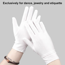 Load image into Gallery viewer, Labor Protection White Anti-sweat Cloth Thickened Gloves, 1 Pair