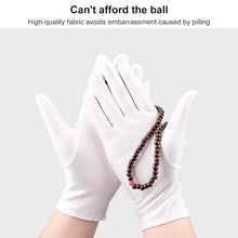 Load image into Gallery viewer, Labor Protection White Anti-sweat Cloth Thickened Gloves, 1 Pair