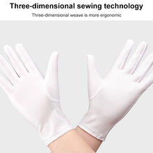 Load image into Gallery viewer, Labor Protection White Anti-sweat Cloth Thickened Gloves, 1 Pair