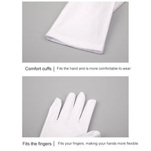 Load image into Gallery viewer, Labor Protection White Anti-sweat Cloth Thickened Gloves, 1 Pair