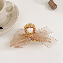 Load image into Gallery viewer, French Style Hairpin Gripper Mesh Lace Bowknot Rhinestone Hairpin