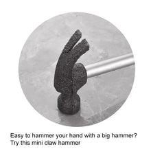 Load image into Gallery viewer, Mini Claw Hammer Traceless Nails Special Hammer, Plastic, Iron