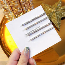 Load image into Gallery viewer, Celebrity Trend Shining Rhinestone Versatile Hair Clip Forelocks Headdress, 4pcs / Set