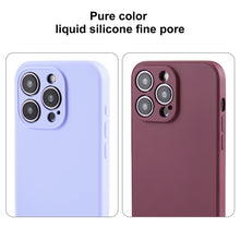Load image into Gallery viewer, Pure Color Liquid Silicone Fine Pore Phone Case, For iPhone 15 Plus