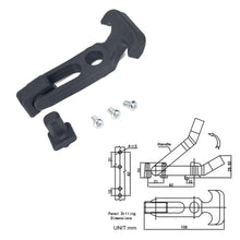 Load image into Gallery viewer, Rubber T Handle Toolbox Lock for Cooler / Golf cart / Off-road Vehicle, A2917