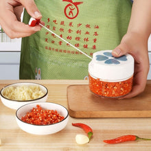 Load image into Gallery viewer, Household Multi-function Kitchen Garlic Device Manual Pull Pounding Garlic