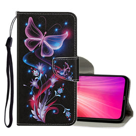 Colored Drawing Pattern Horizontal Flip Leather Case with Holder & Card Slots & Wallet, For Xiaomi Redmi Note 8, For Xiaomi Redmi Note 8T