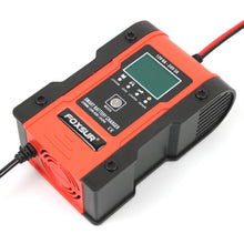 Load image into Gallery viewer, FOXSUR 12V-24V Car Motorcycle Repair Battery Charger AGM Charger, Red, Yellow