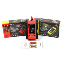 Load image into Gallery viewer, FOXSUR 12V-24V Car Motorcycle Repair Battery Charger AGM Charger, Red, Yellow