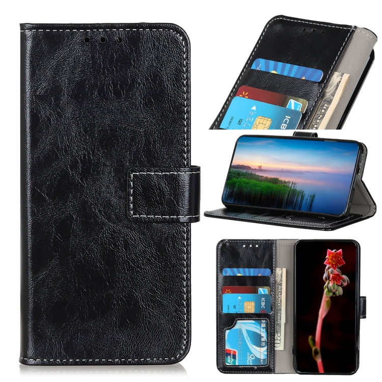 Retro Crazy Horse Texture Horizontal Flip Leather Case with Holder & Card Slots & Photo Frame & Wallet, For Xiaomi Redmi 9A, For Xiaomi Redmi 9C