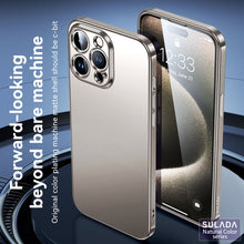 Load image into Gallery viewer, SULADA Electroplating Frosted TPU Phone Case, For iPhone 15 Pro Max, For iPhone 15 Pro, For iPhone 15 Plus, For iPhone 15