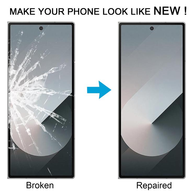 LCD Secondary Screen Outer Glass Lens with OCA Optically Clear Adhesive