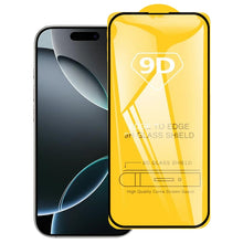 Load image into Gallery viewer, 9D Full Glue Screen Tempered Glass Film, For iPhone 16 Pro Max, For iPhone 16 Pro, For iPhone 16 Plus, For iPhone 16, For iPhone 15 Plus / 15 Pro Max, For iPhone 15 / 15 Pro