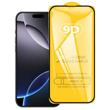 Load image into Gallery viewer, 9D Full Glue Screen Tempered Glass Film, For iPhone 16 Pro Max, For iPhone 16 Pro, For iPhone 16 Plus, For iPhone 16, For iPhone 15 Plus / 15 Pro Max, For iPhone 15 / 15 Pro