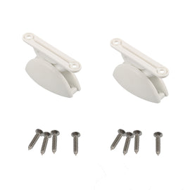 A8627 2 Pair RV Hatch Semi-circular Retainer Kit with Screws